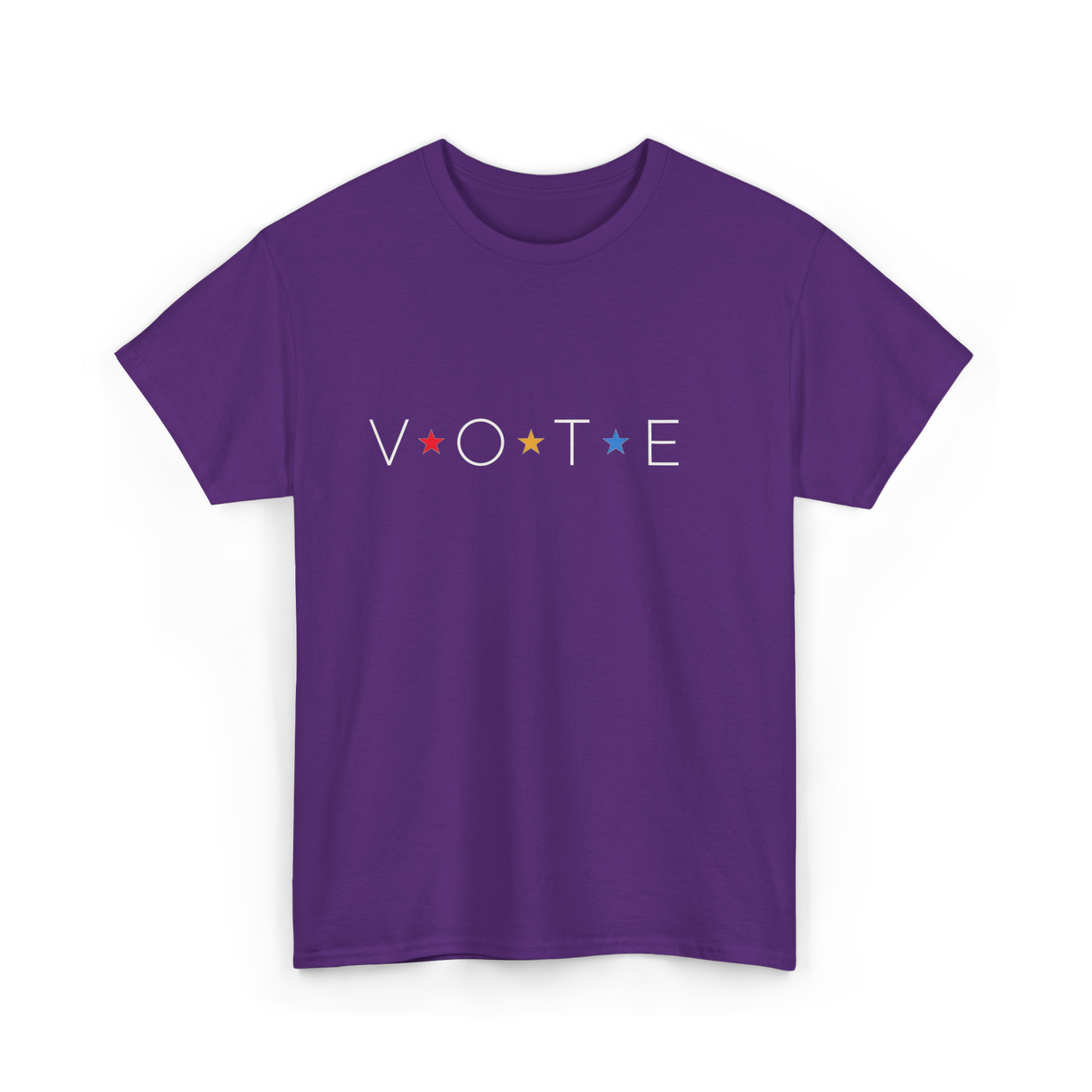 Vote Stars 2024 Election T-Shirt - Purple