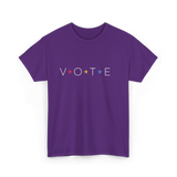 Vote Stars 2024 Election T-Shirt - Purple