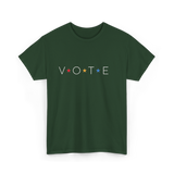 Vote Stars 2024 Election T-Shirt - Forest Green