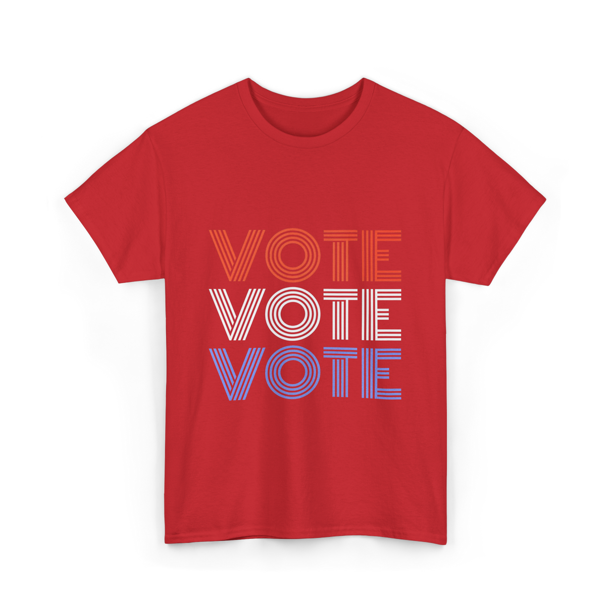 Vote Vote Vote Election Patriotic T-Shirt - Red