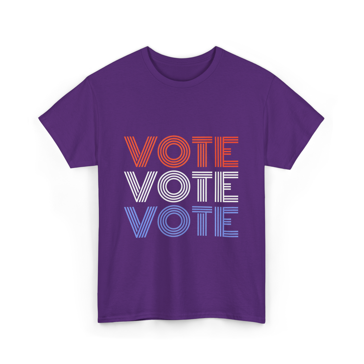 Vote Vote Vote Election Patriotic T-Shirt - Purple