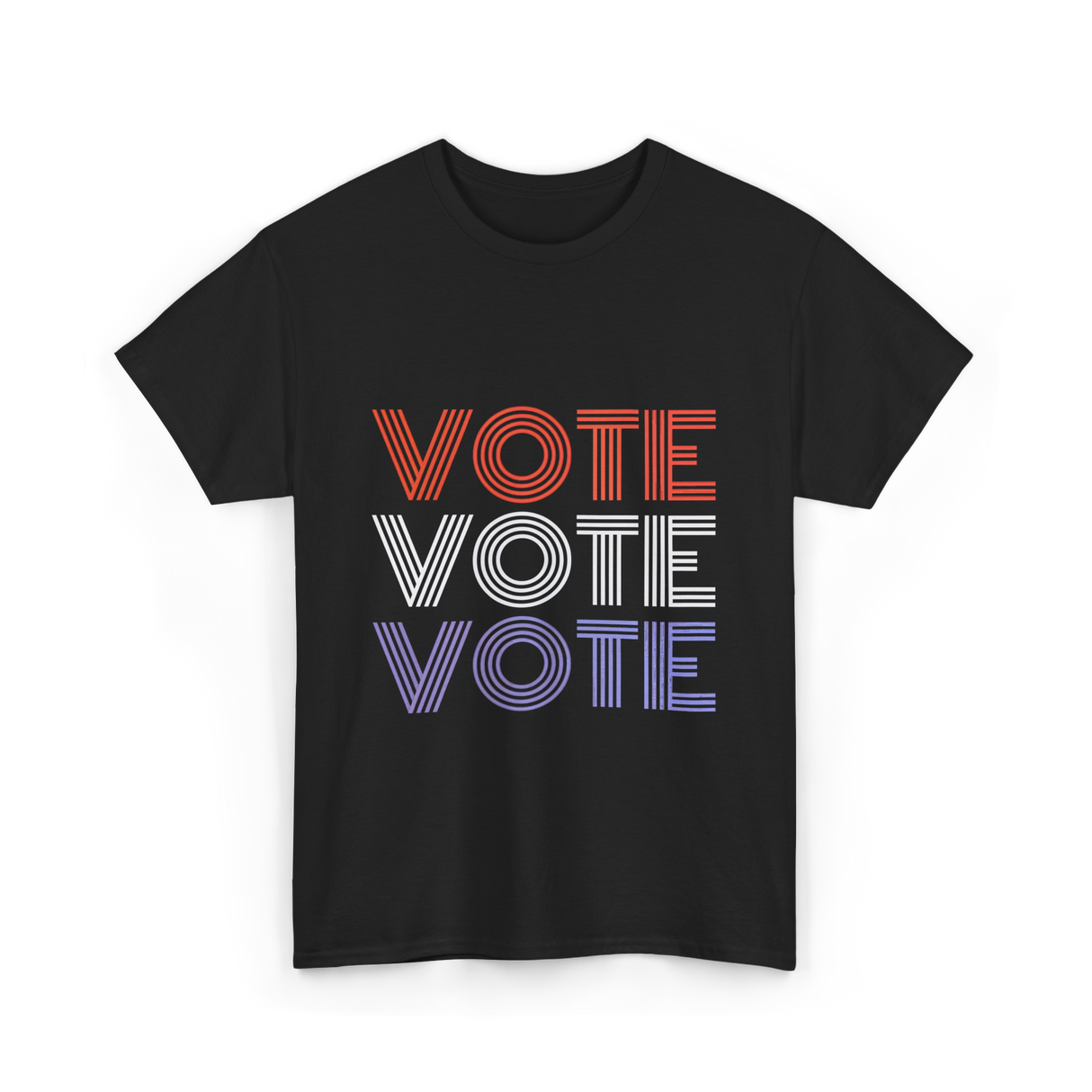 Vote Vote Vote Election Voter T-Shirt - Black