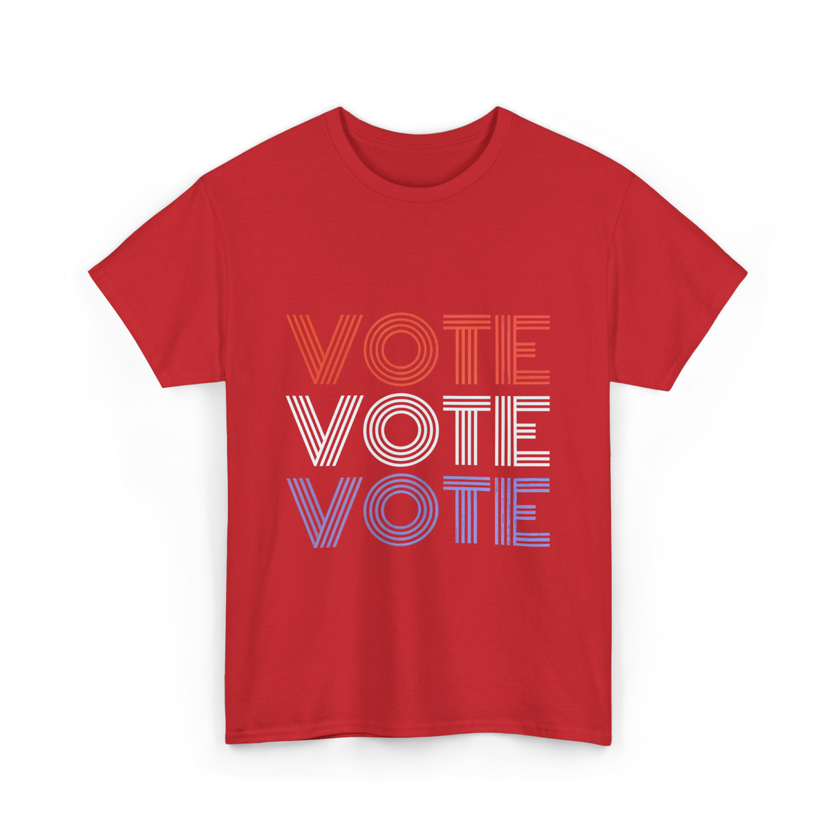 Vote Vote Vote Election Voter T-Shirt - Red