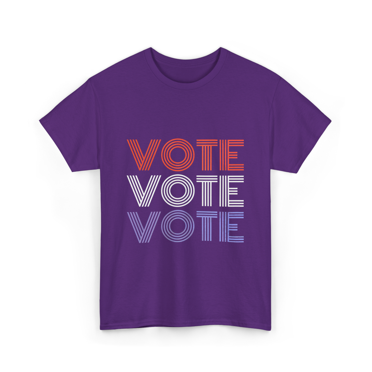 Vote Vote Vote Election Voter T-Shirt - Purple