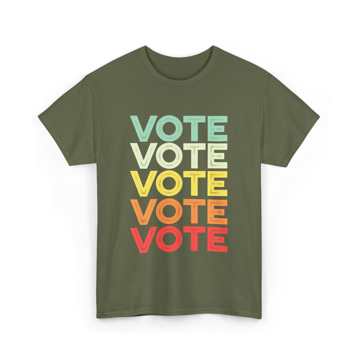 Vote Vote Vote Voter T-Shirt - Military Green