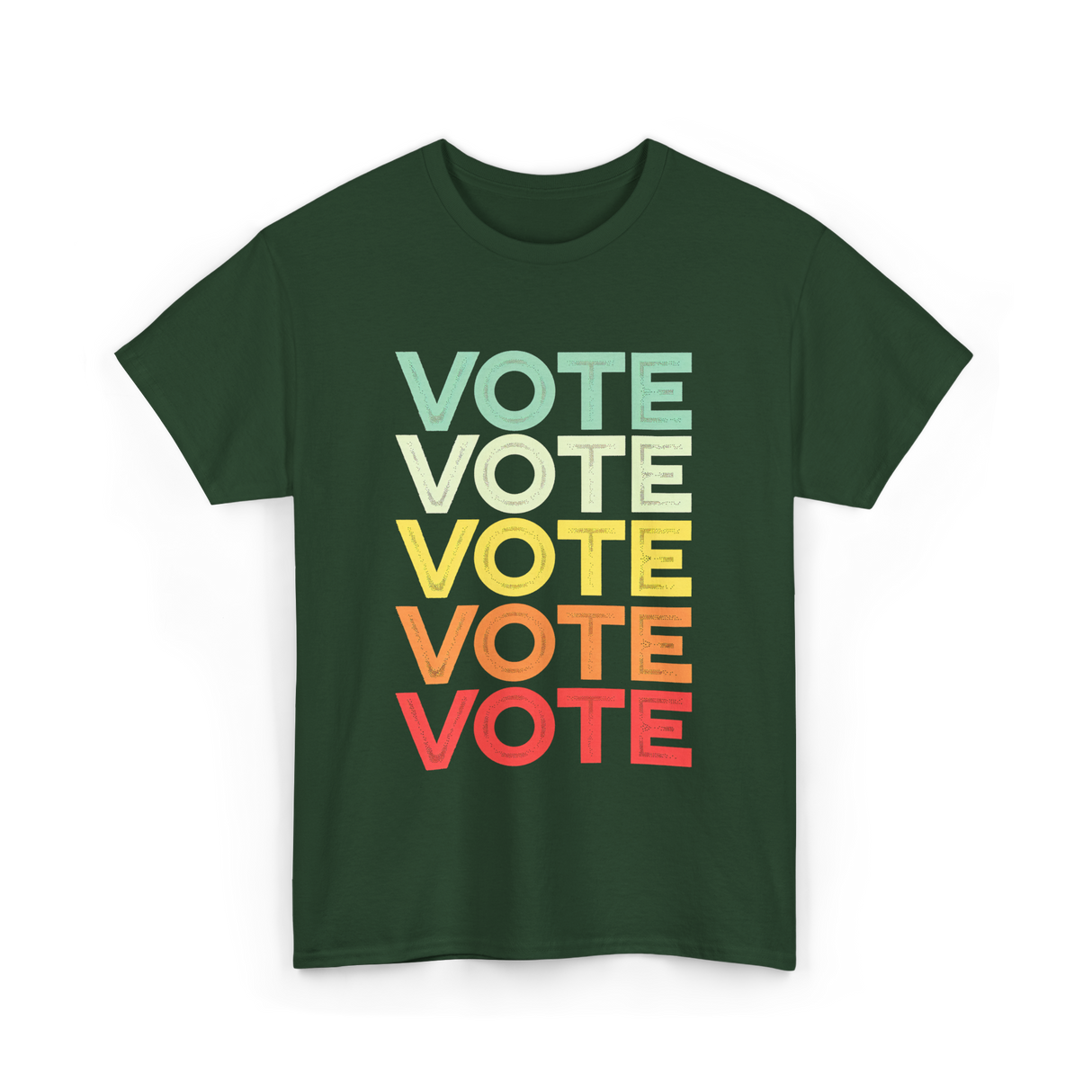 Vote Vote Vote Voter T-Shirt - Forest Green