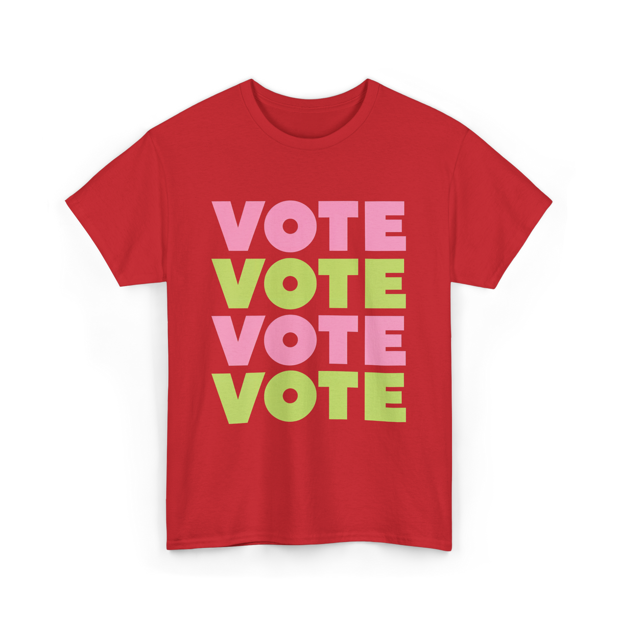 Vote Vote Vote Voting Engagement T-Shirt - Red