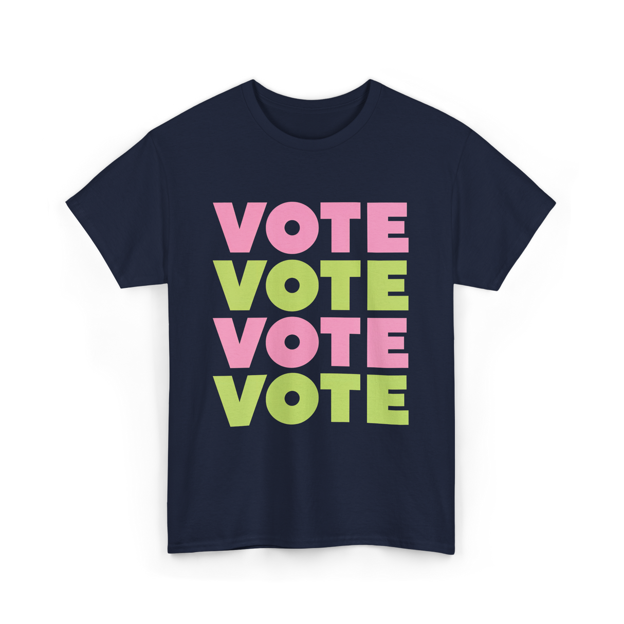 Vote Vote Vote Voting Engagement T-Shirt - Navy