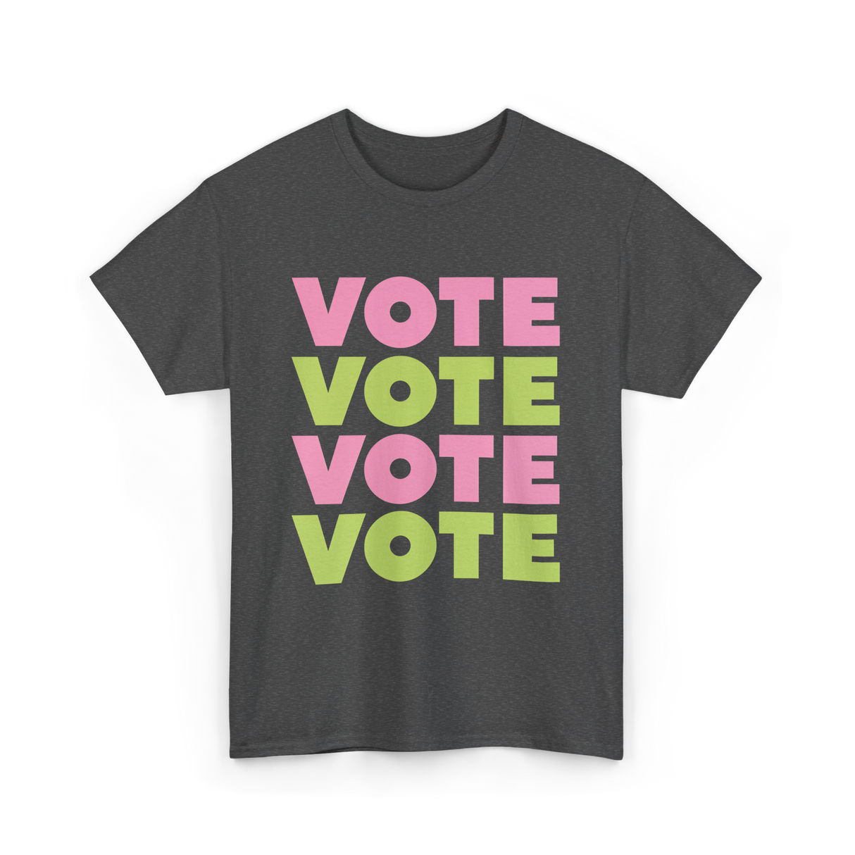 Vote Vote Vote Voting Engagement T-Shirt - Dark Heather