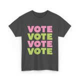 Vote Vote Vote Voting Engagement T-Shirt - Dark Heather