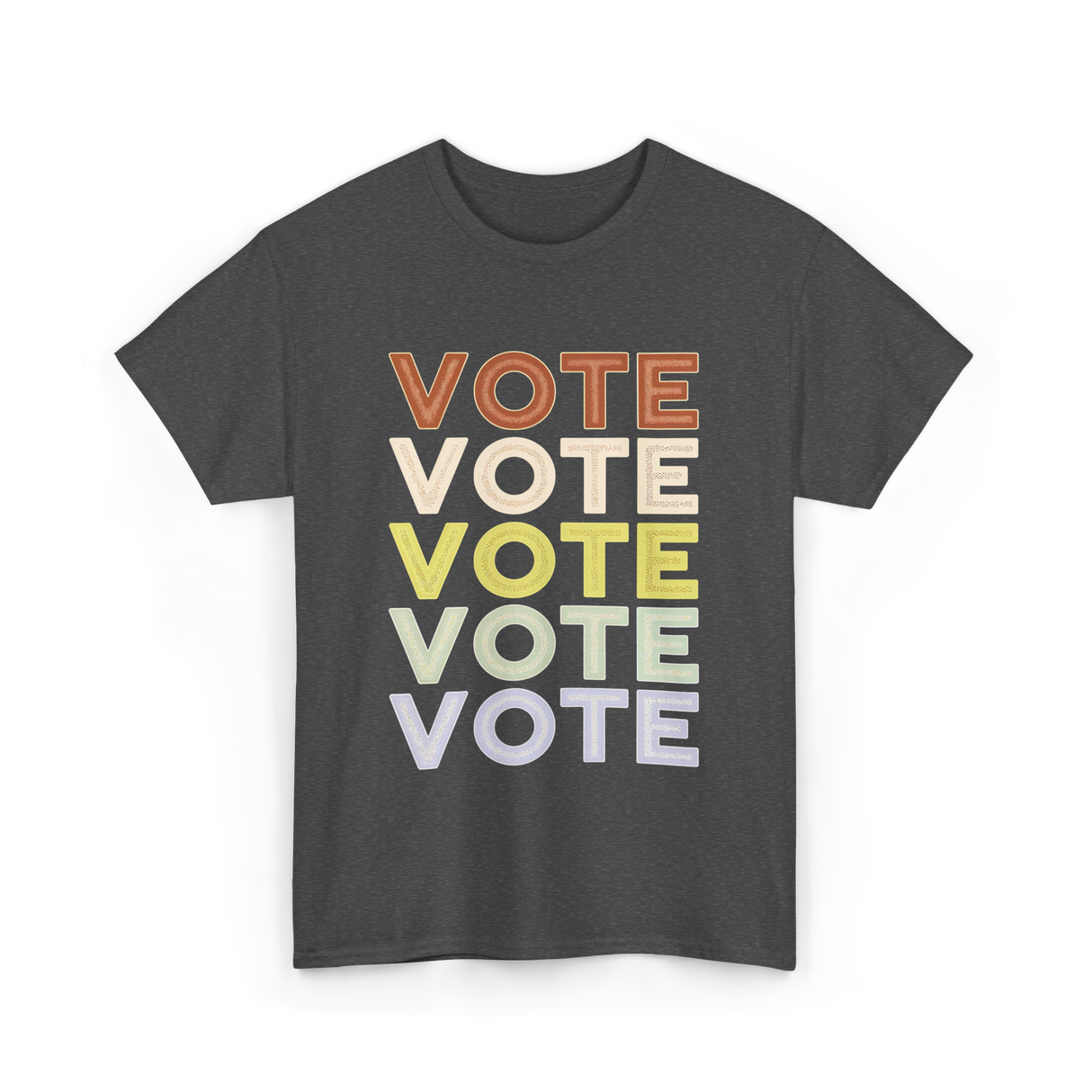 Vote Vote Vote Voting T-Shirt - Dark Heather