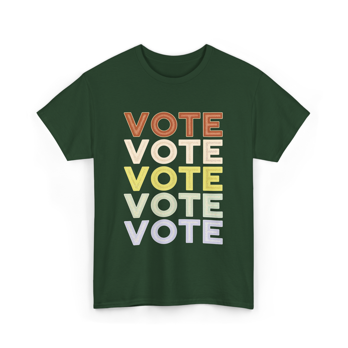 Vote Vote Vote Voting T-Shirt - Forest Green