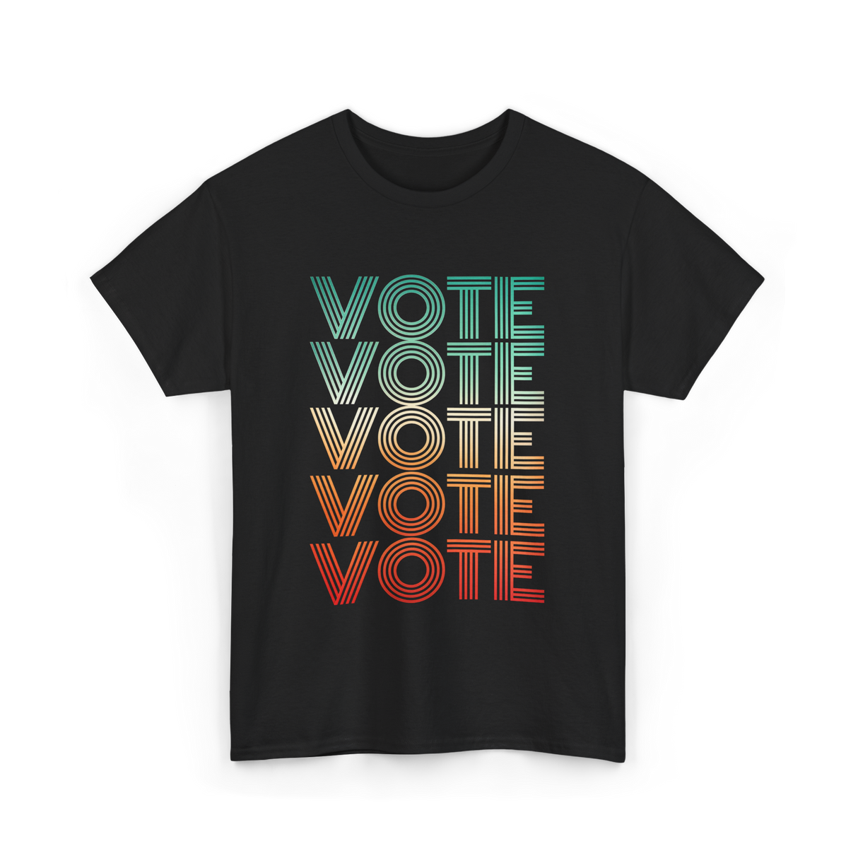 Vote Voting Election T-Shirt - Black