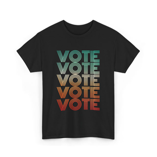 Vote Voting Election T-Shirt - Black