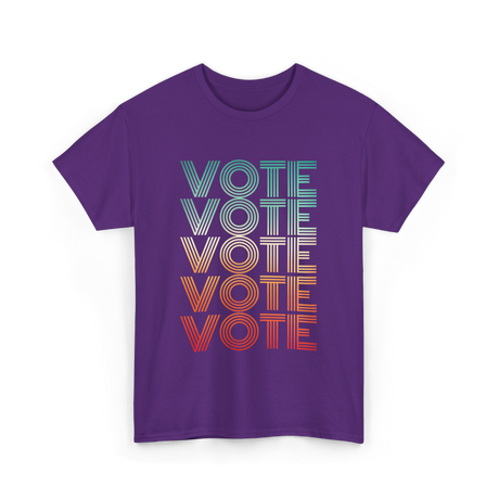 Vote Voting Election T-Shirt - Purple