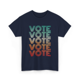 Vote Voting Election T-Shirt - Navy