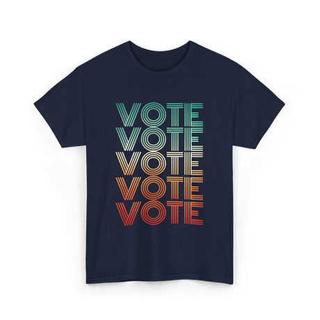 Vote Voting Election T-Shirt - Navy