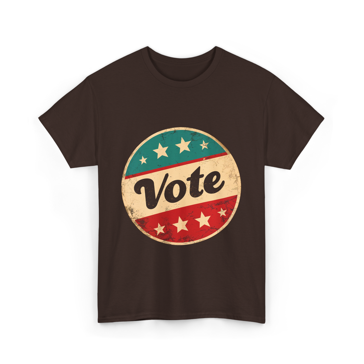 Vote Voting Election Rights T-Shirt - Dark Chocolate