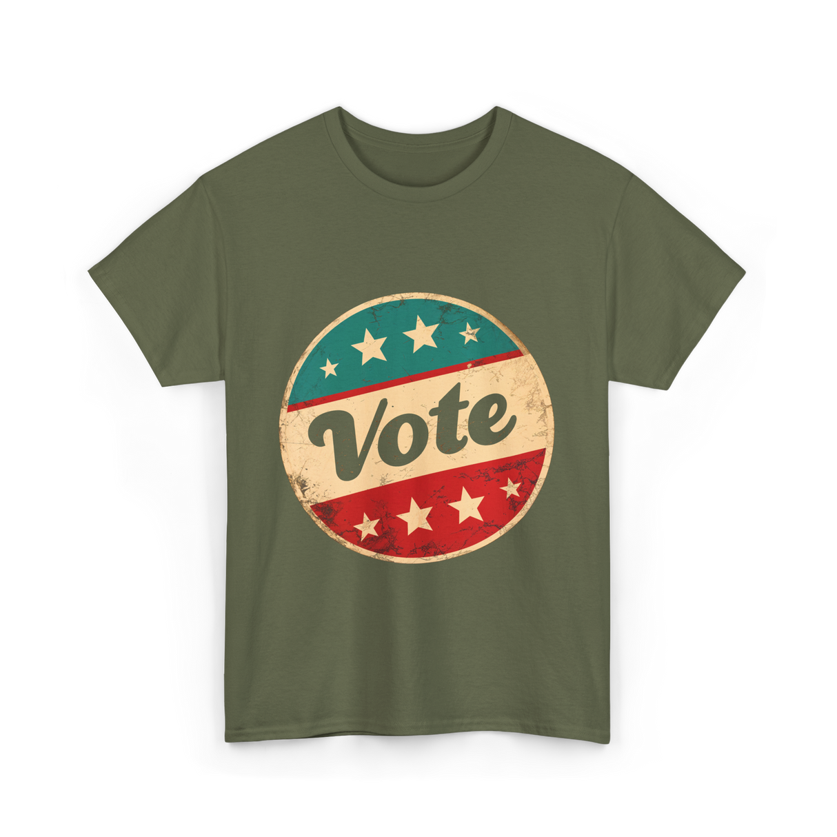 Vote Voting Election Rights T-Shirt - Military Green