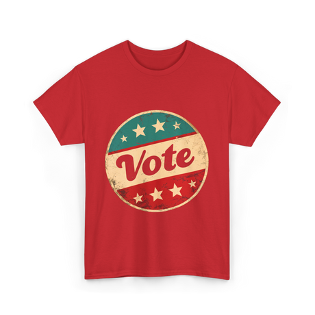 Vote Voting Election Rights T-Shirt - Red