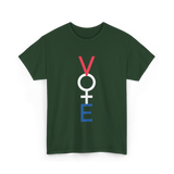 Vote Woman Empowerment T-Shirt - Forest Green