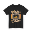 Wake and Bake Cooking Chef T-Shirt - Black