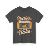 Wake and Bake Cooking Chef T-Shirt - Dark Heather