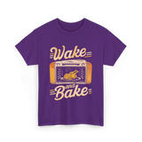 Wake and Bake Cooking Chef T-Shirt - Purple