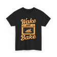 Wake and Bake Cooking T-Shirt - Black