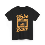 Wake and Bake Cooking T-Shirt - Black