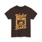 Wake and Bake Cooking T-Shirt - Dark Chocolate