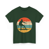 Wakeboarding Retro Wakeboarder T-Shirt - Forest Green