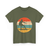 Wakeboarding Retro Wakeboarder T-Shirt - Military Green