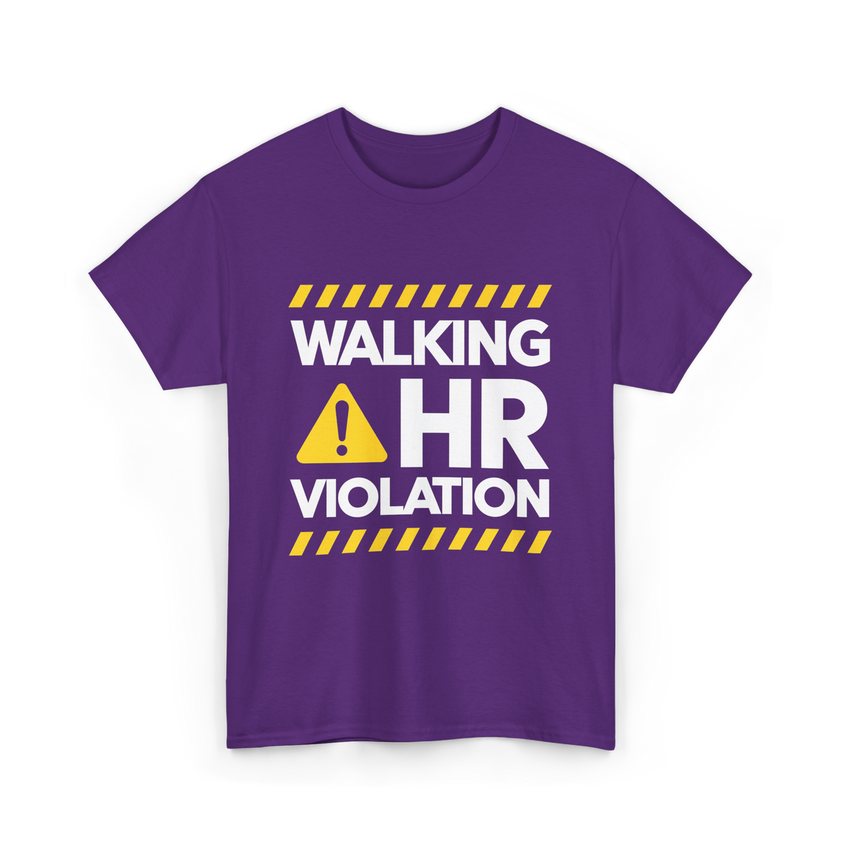 Walking HR Violation HR T-Shirt - Purple