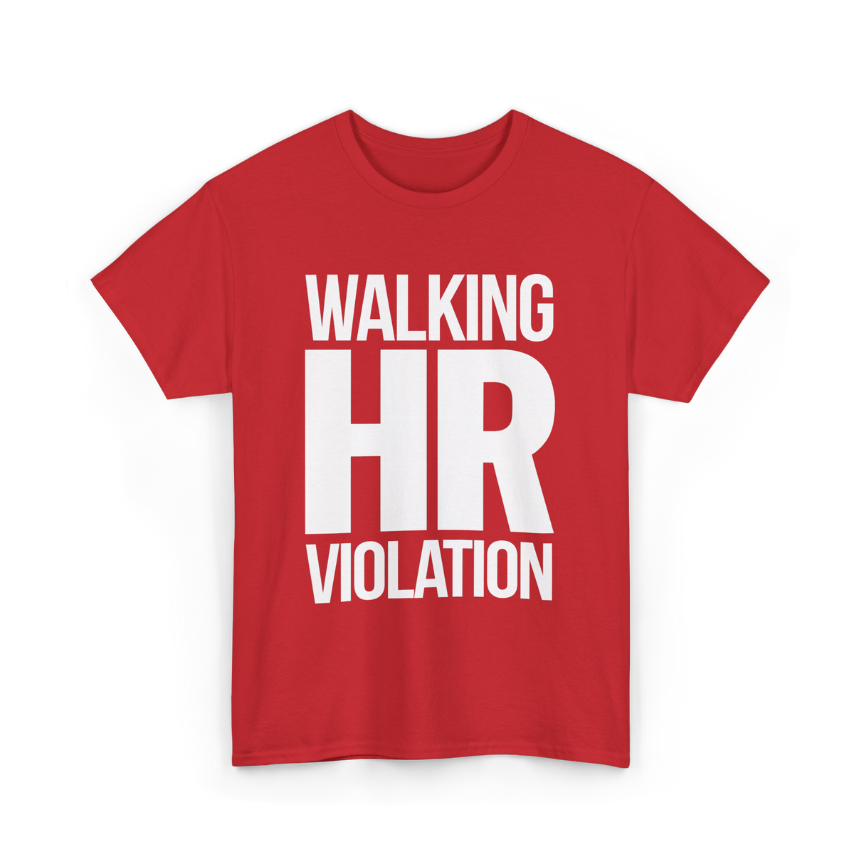 Walking HR Violation HR T-Shirt - Red