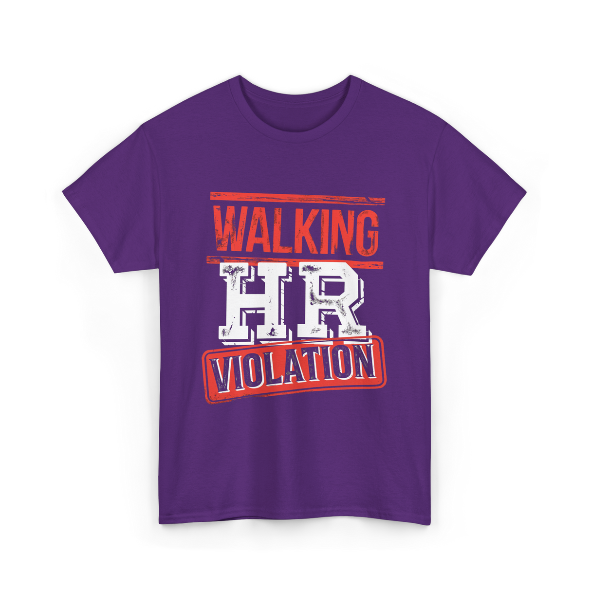 Walking HR Violation HR T-Shirt - Purple