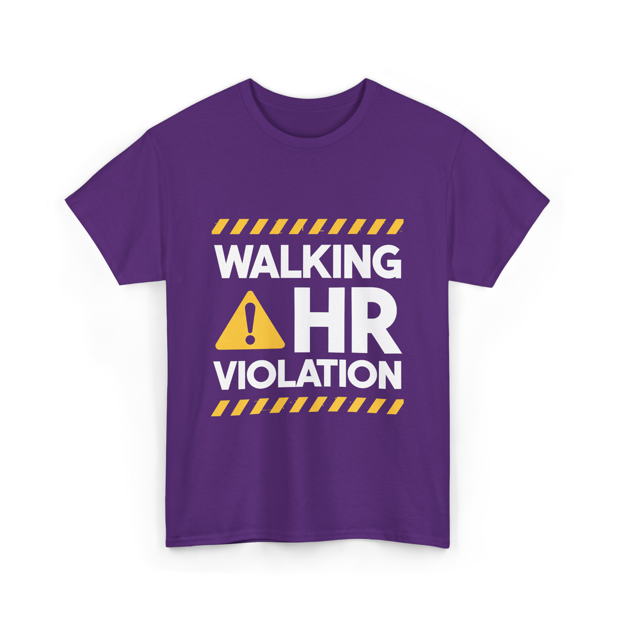 Walking HR Violation HR T-Shirt - Purple