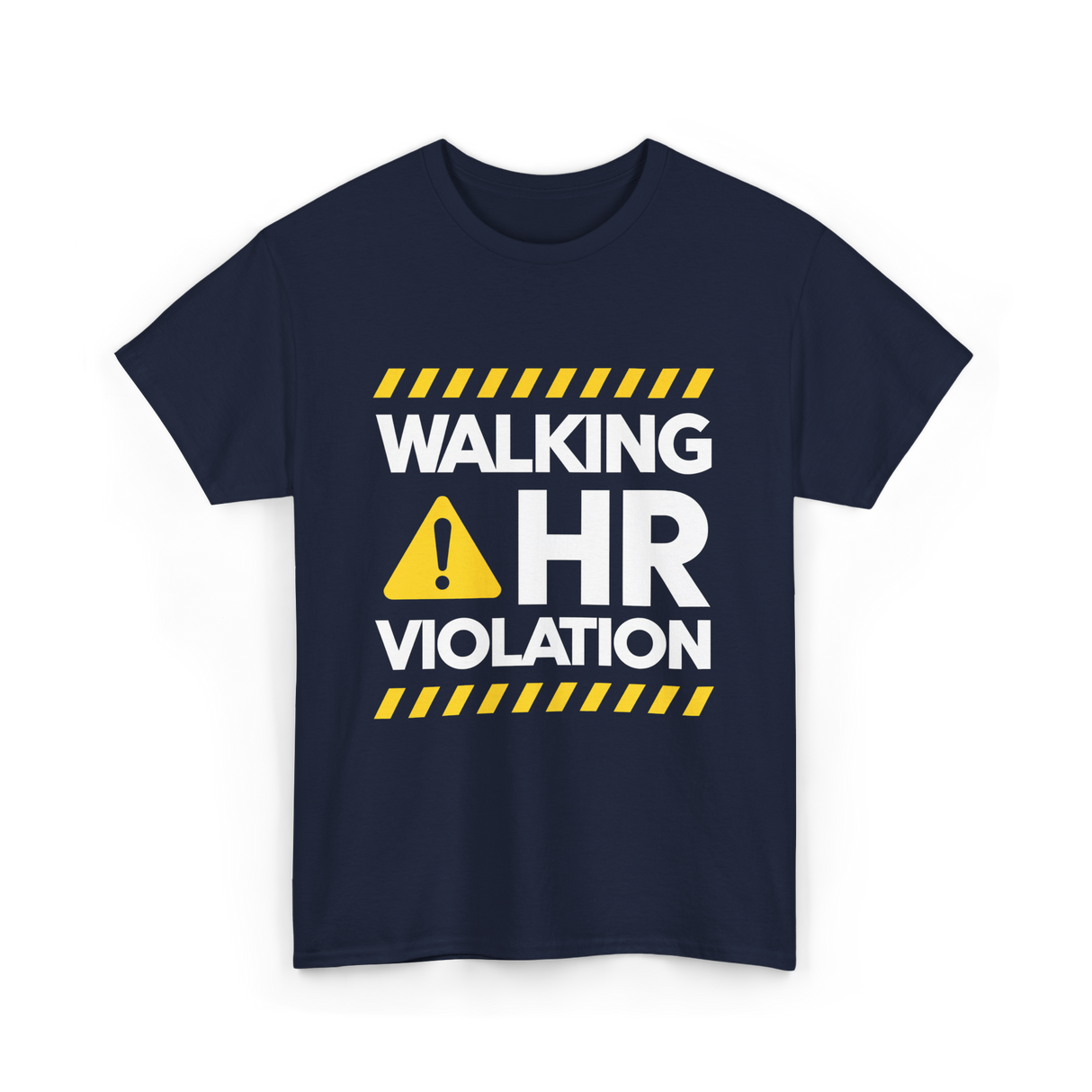 Walking HR Violation HR T-Shirt - Navy