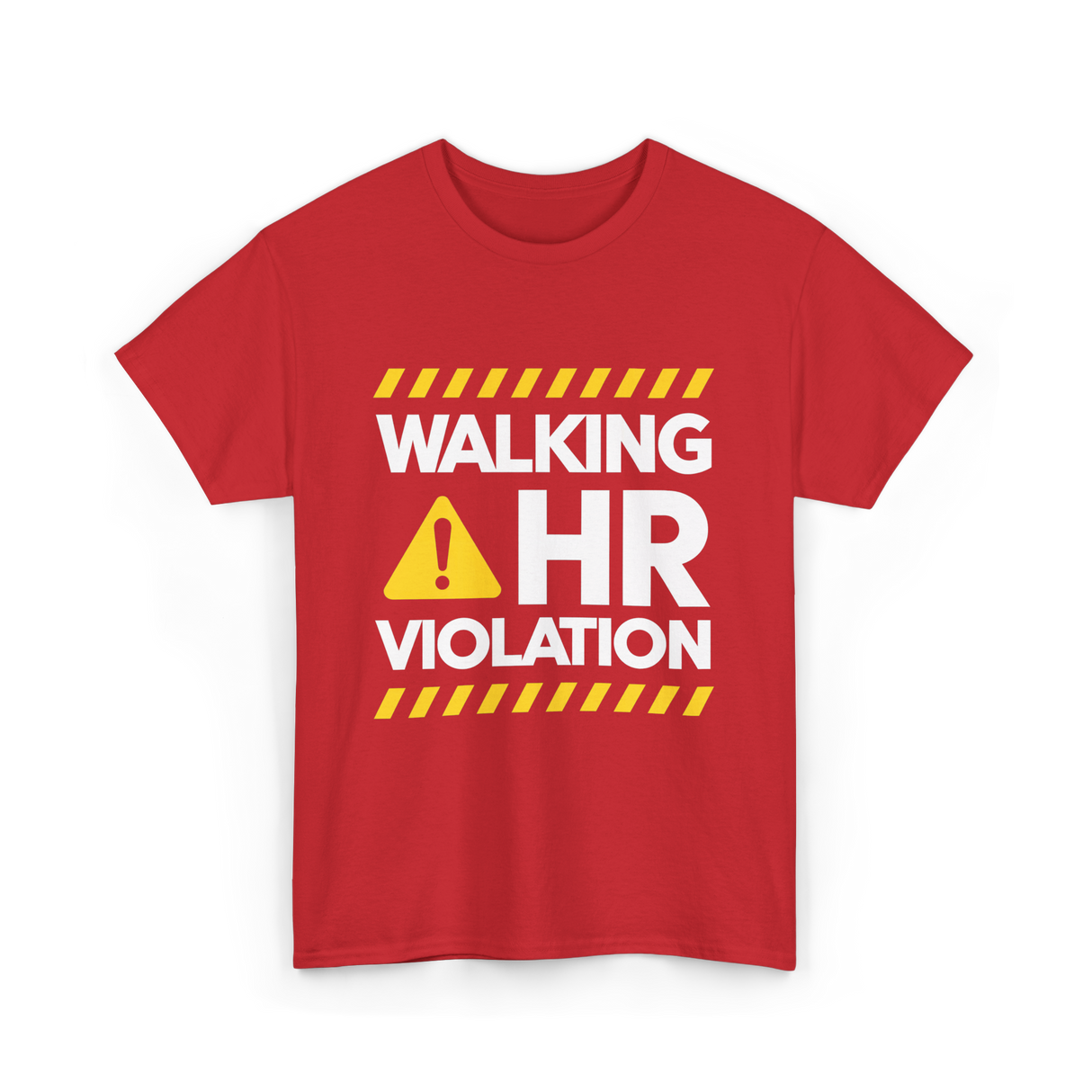 Walking HR Violation HR T-Shirt - Red