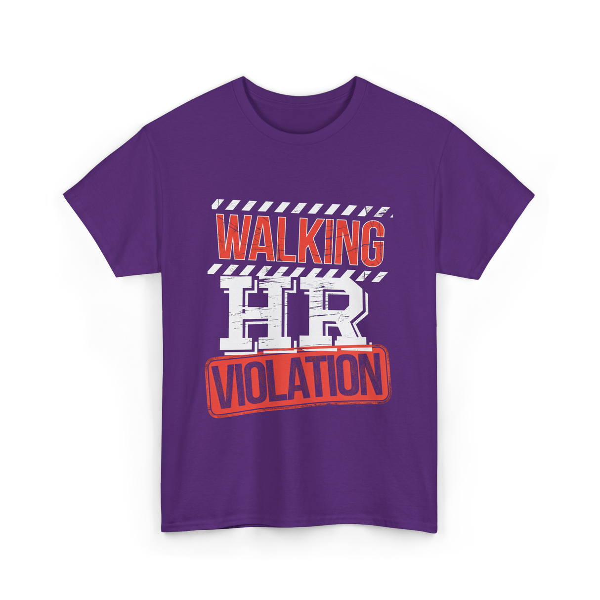 Walking HR Violation HR T-Shirt - Purple