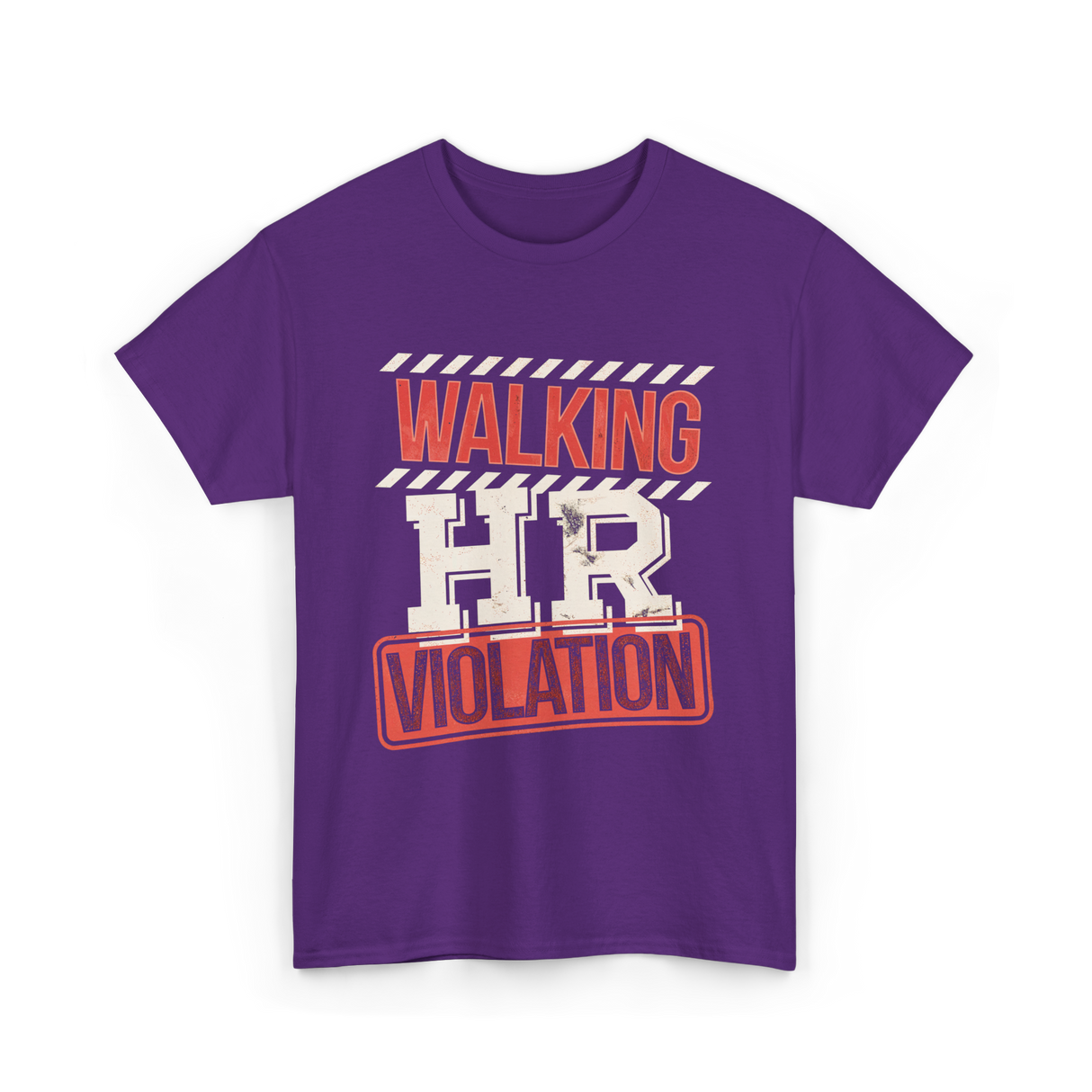 Walking HR Violation HR T-Shirt - Purple