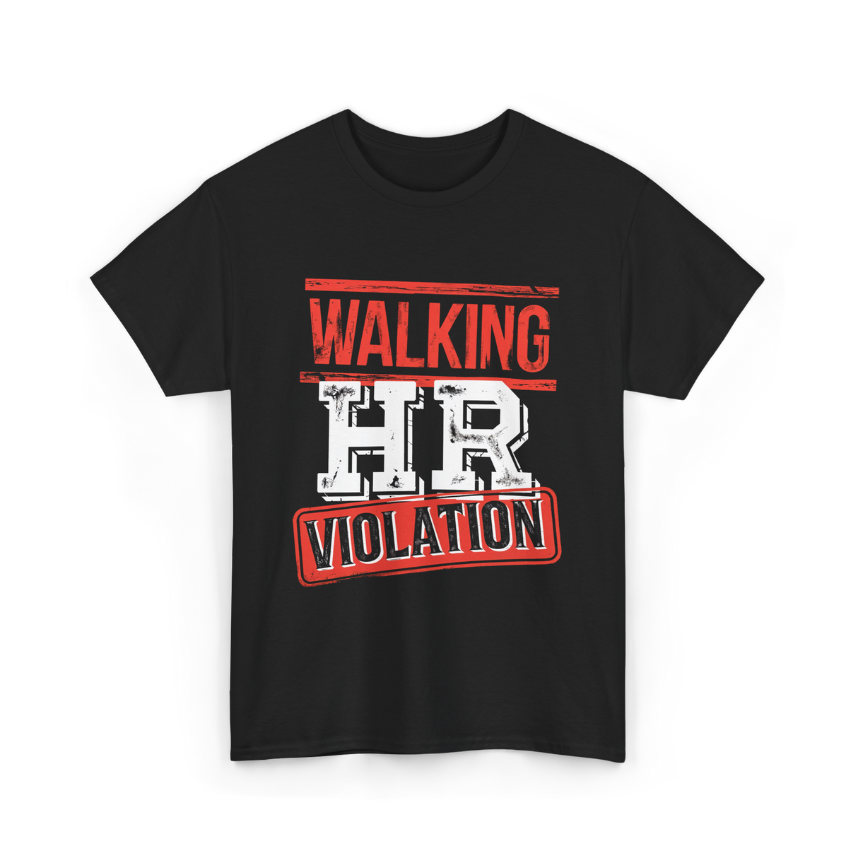 Walking HR Violation HR T-Shirt - Black