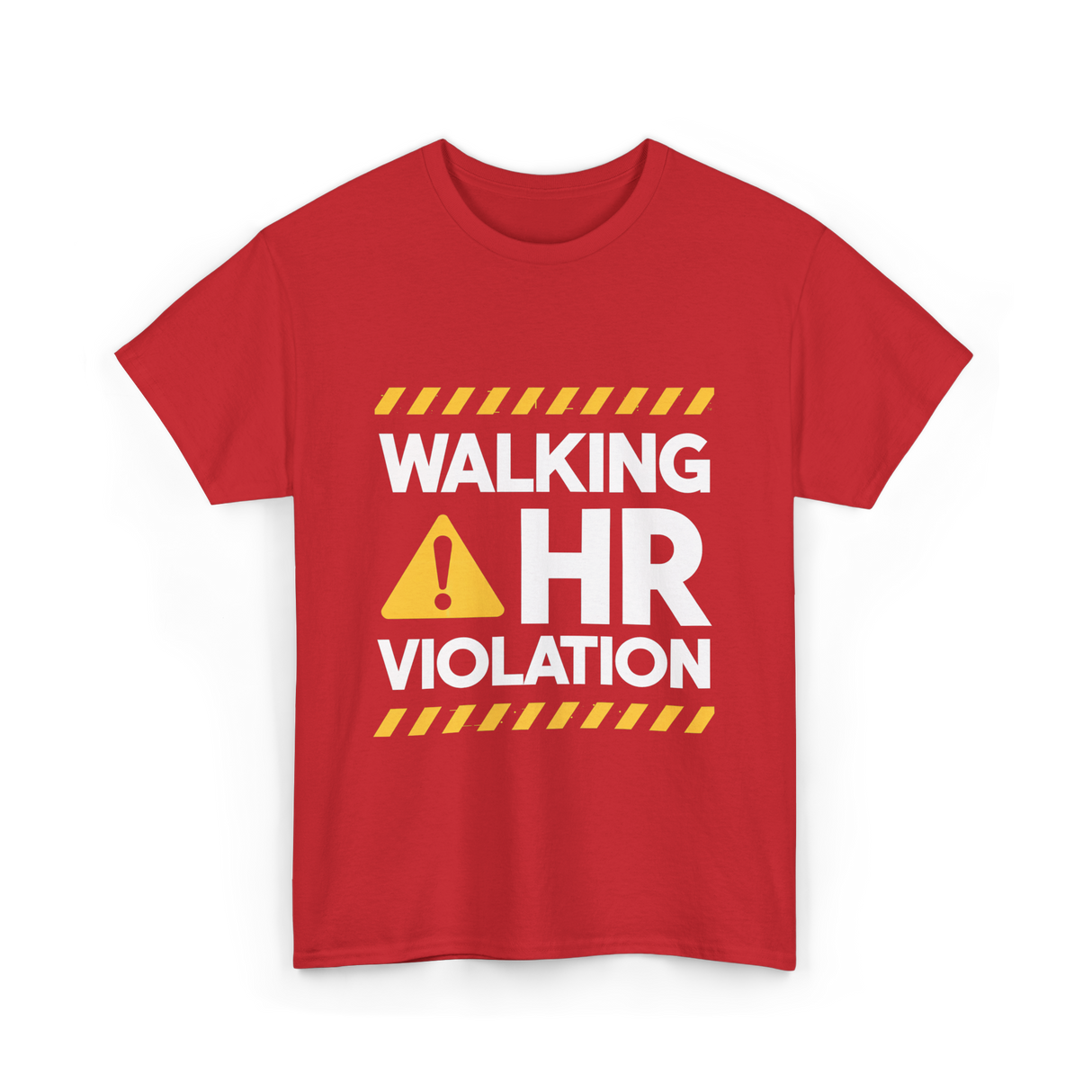 Walking HR Violation HR T-Shirt - Red