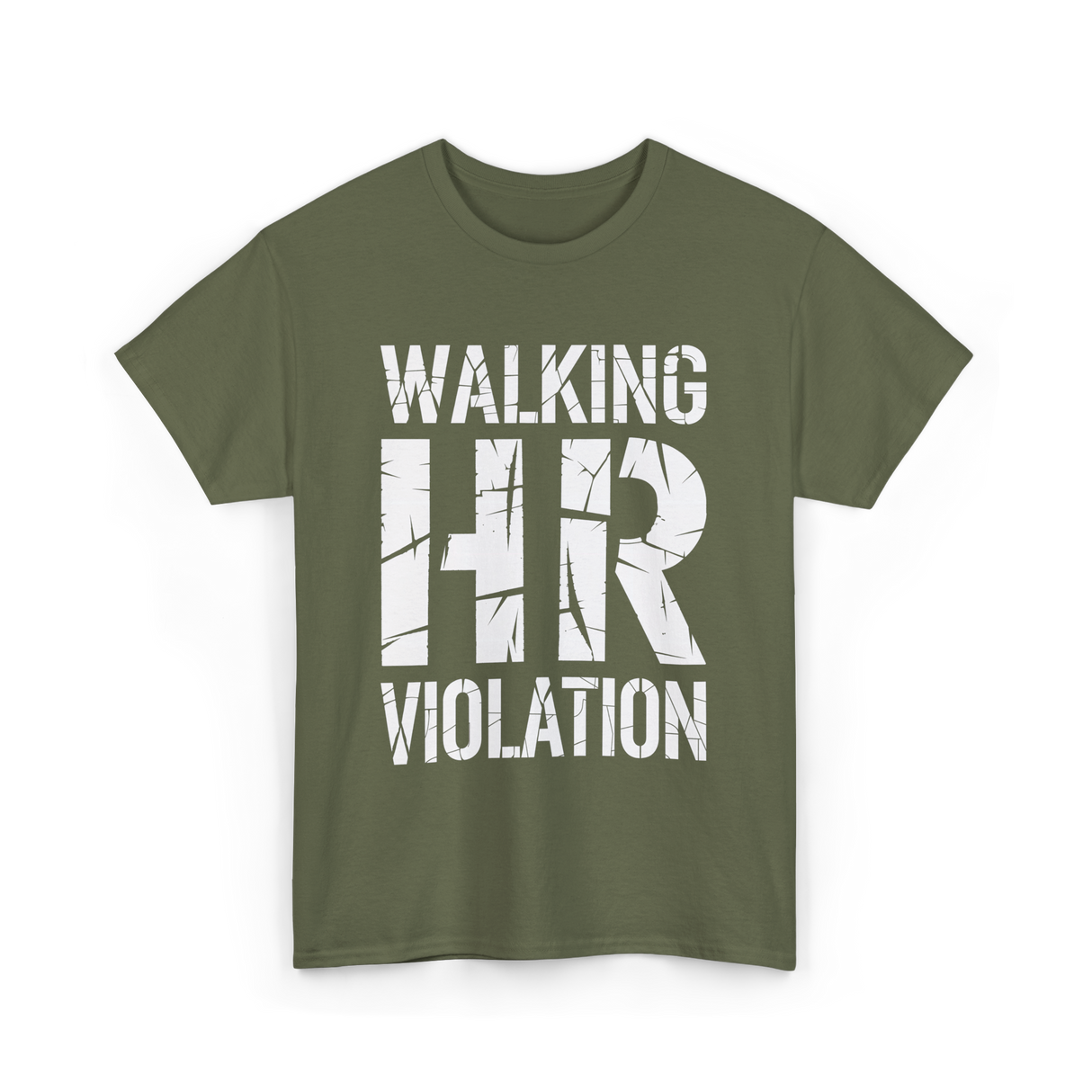 Walking Violation T-Shirt - Military Green