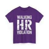 Walking Violation T-Shirt - Purple