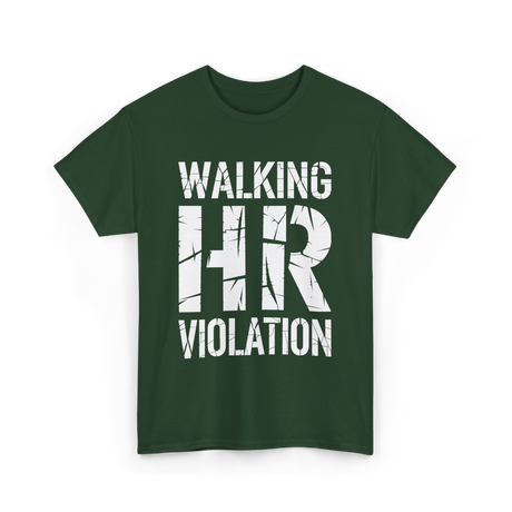 Walking Violation T-Shirt - Forest Green