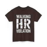 Walking Violation T-Shirt - Dark Chocolate