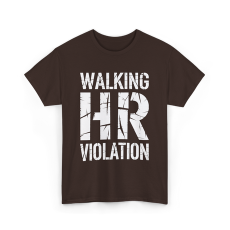 Walking Violation T-Shirt - Dark Chocolate