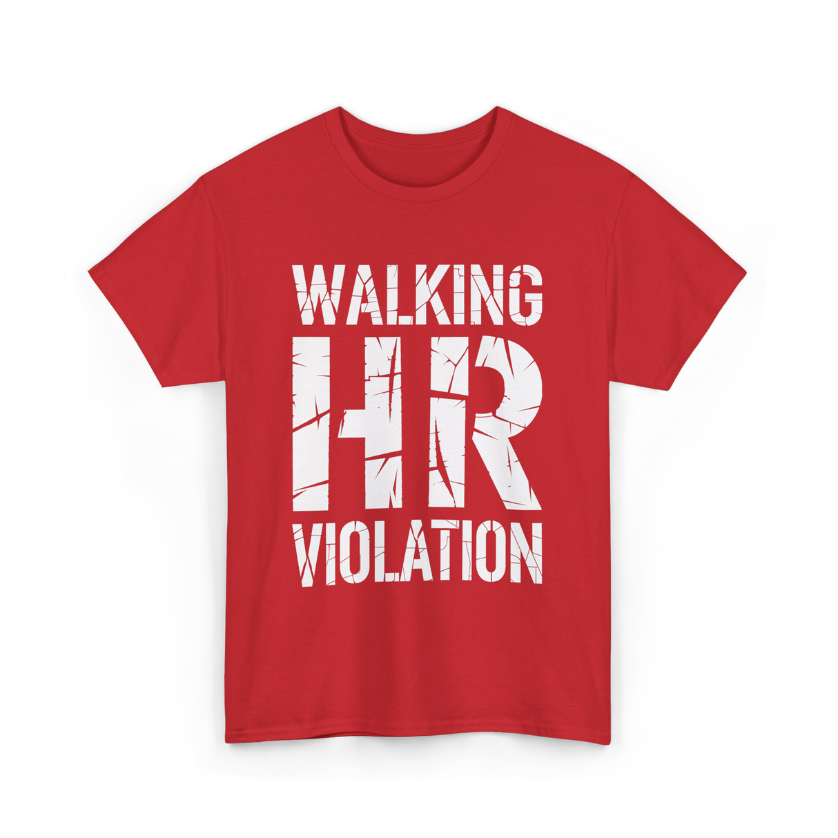 Walking Violation T-Shirt - Red