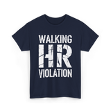 Walking Violation T-Shirt - Navy